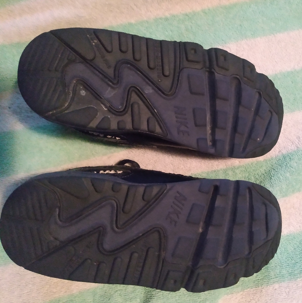 Nike navy blue toddler air max size 9c